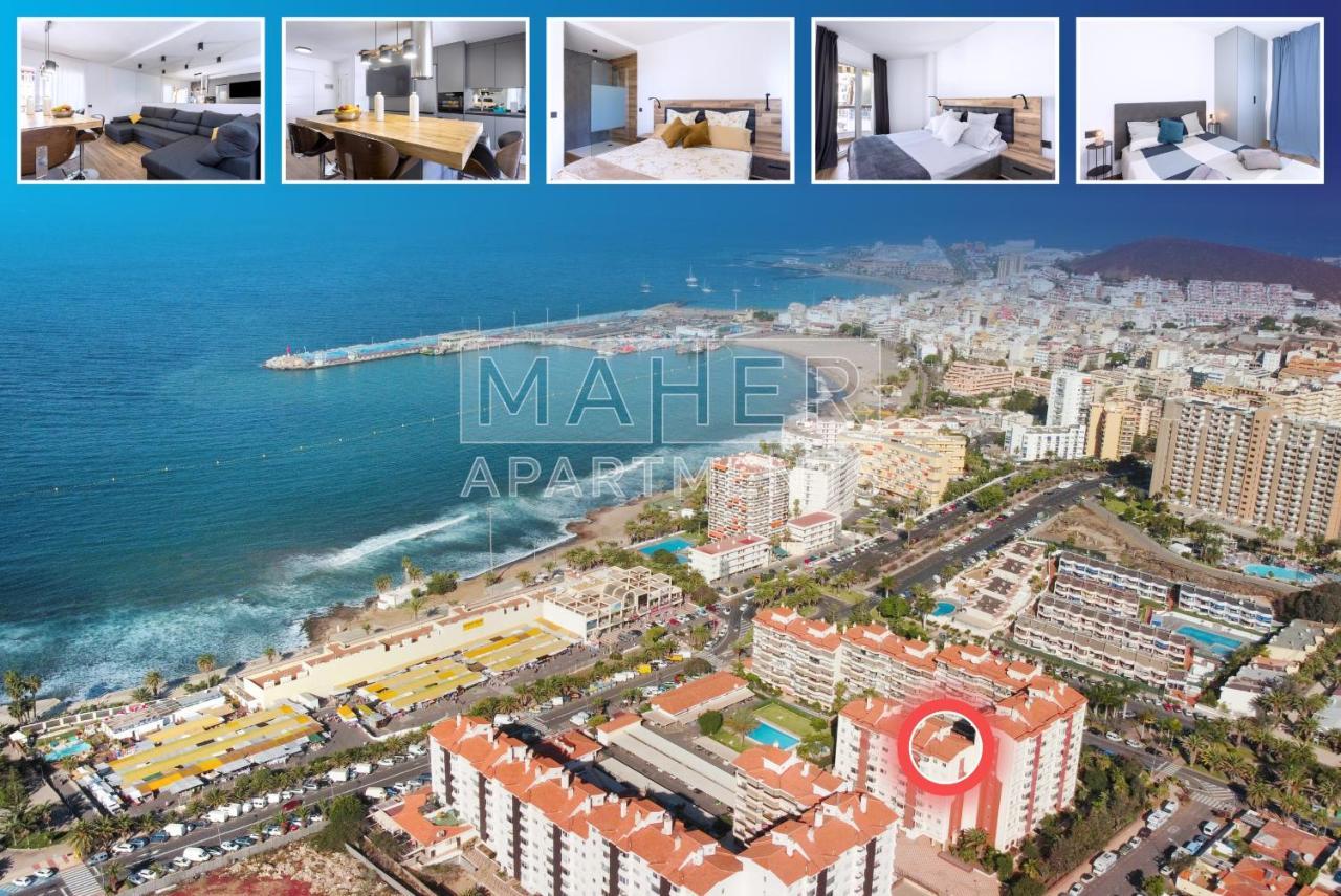 Spectacular Sea View Penthouse Lejlighed Los Cristianos  Eksteriør billede