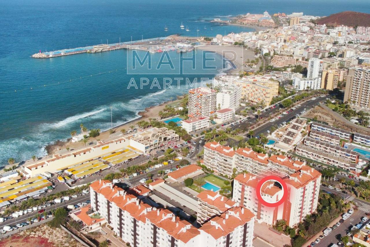 Spectacular Sea View Penthouse Lejlighed Los Cristianos  Eksteriør billede
